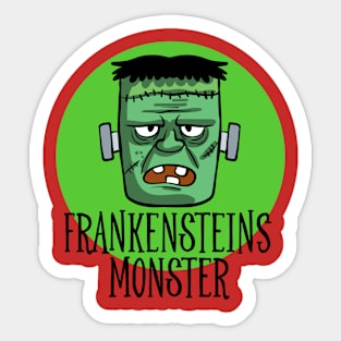 Halloween Frankenstein Monster Sticker